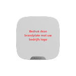 1 stuk brandplate (bedrukbaar)